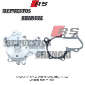 Bomba de agua zotye 1300 1600